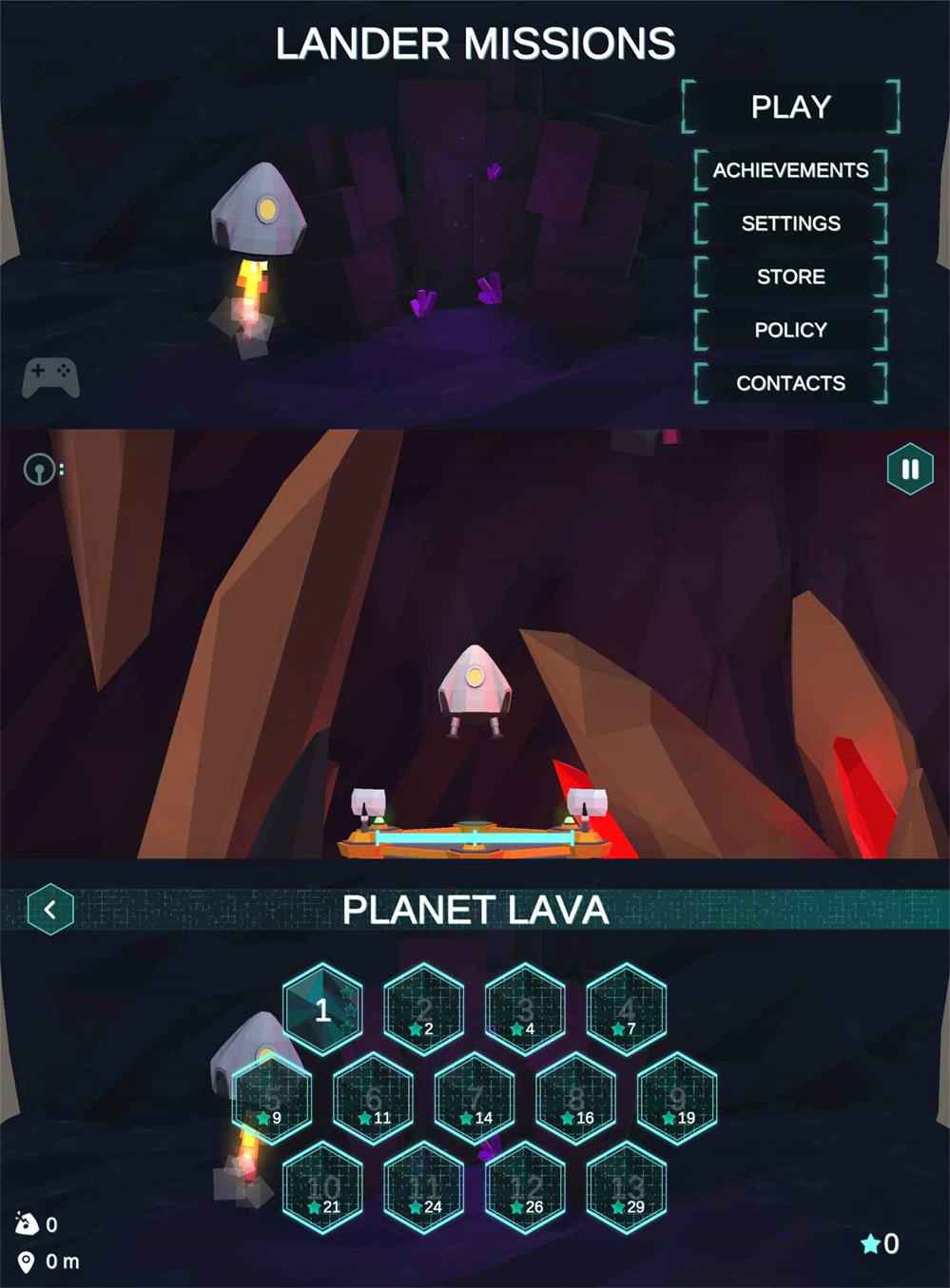 飞行闯关游戏 着陆器任务-腾渊科技论坛