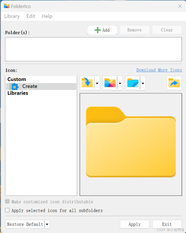 FolderIco文件夹颜色更改工具v8.1-腾渊科技论坛