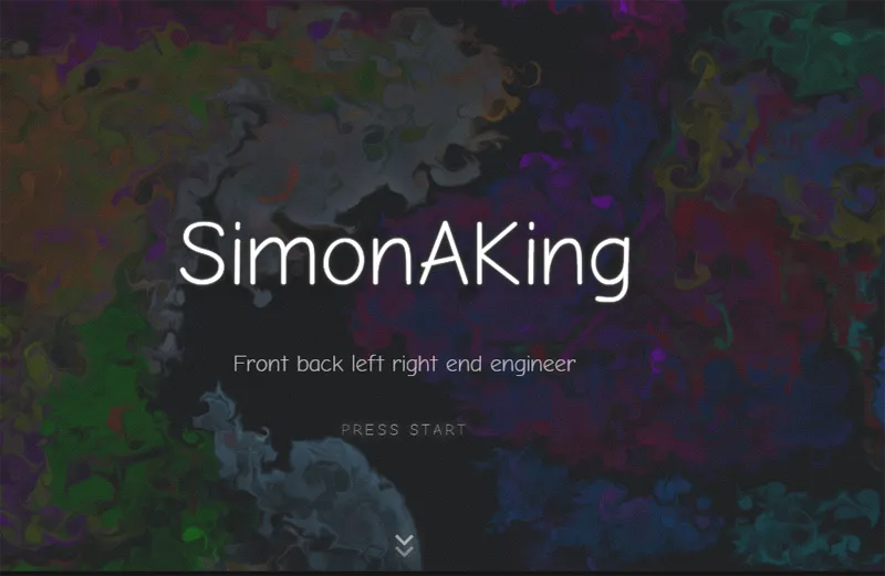 HTML炫酷特效个人主页网站模板 HTML炫酷特效个人主页网站模板