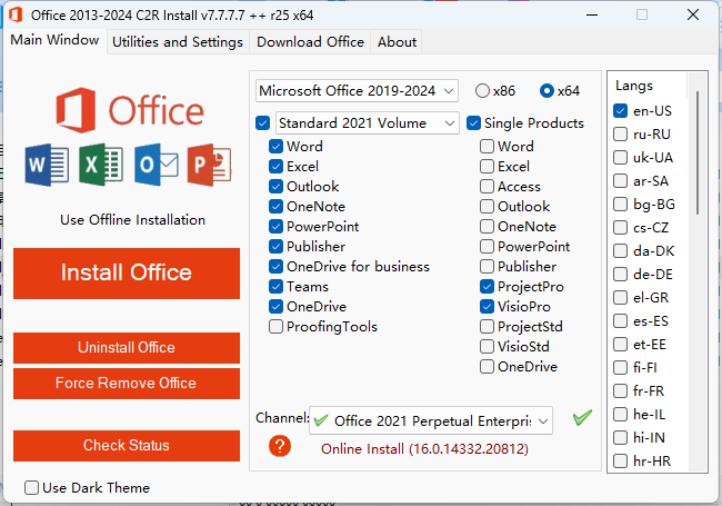 Office 2013-2024 C2R Install-腾渊科技论坛