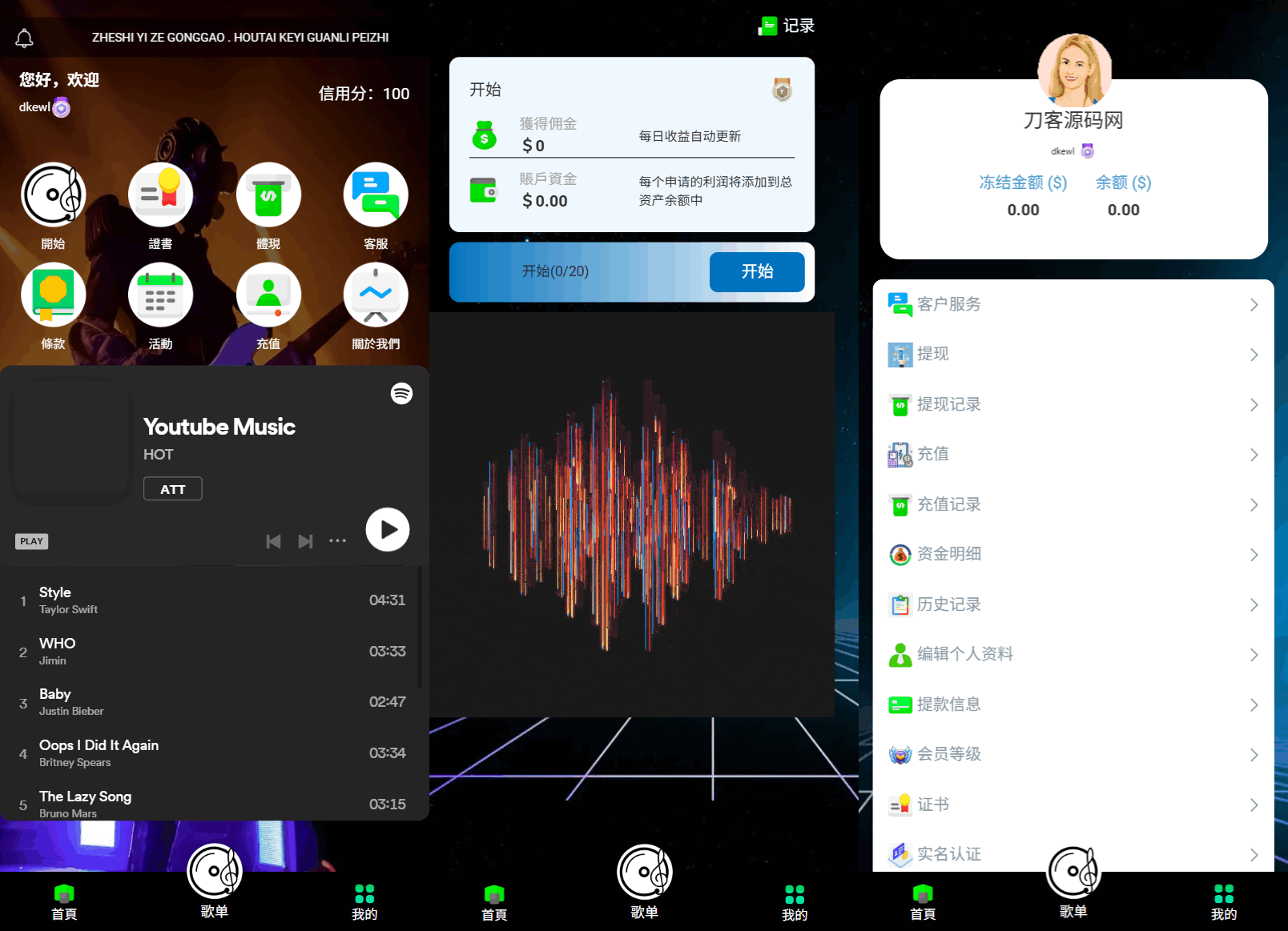 海外多语言音乐刷单抢单源码/连单卡单/叠加组规则/打针/前端html/后端PHP-腾渊科技论坛