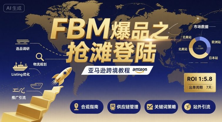 FBM爆品之抢滩登陆-亚马逊跨境教程-腾渊科技论坛