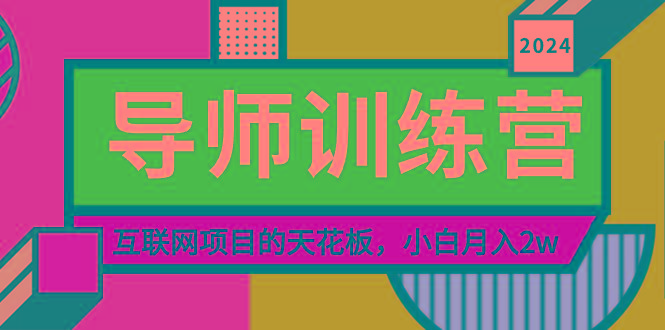 《导师训练营》精准粉丝引流的天花板，小白月入2w-腾渊科技论坛