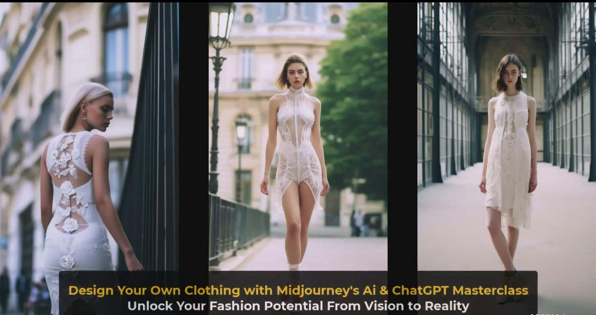 图片[4]-利用 Midjourneys Ai 人工智能设计自己的服装AI大师班-10节课-中英字幕-腾渊科技论坛