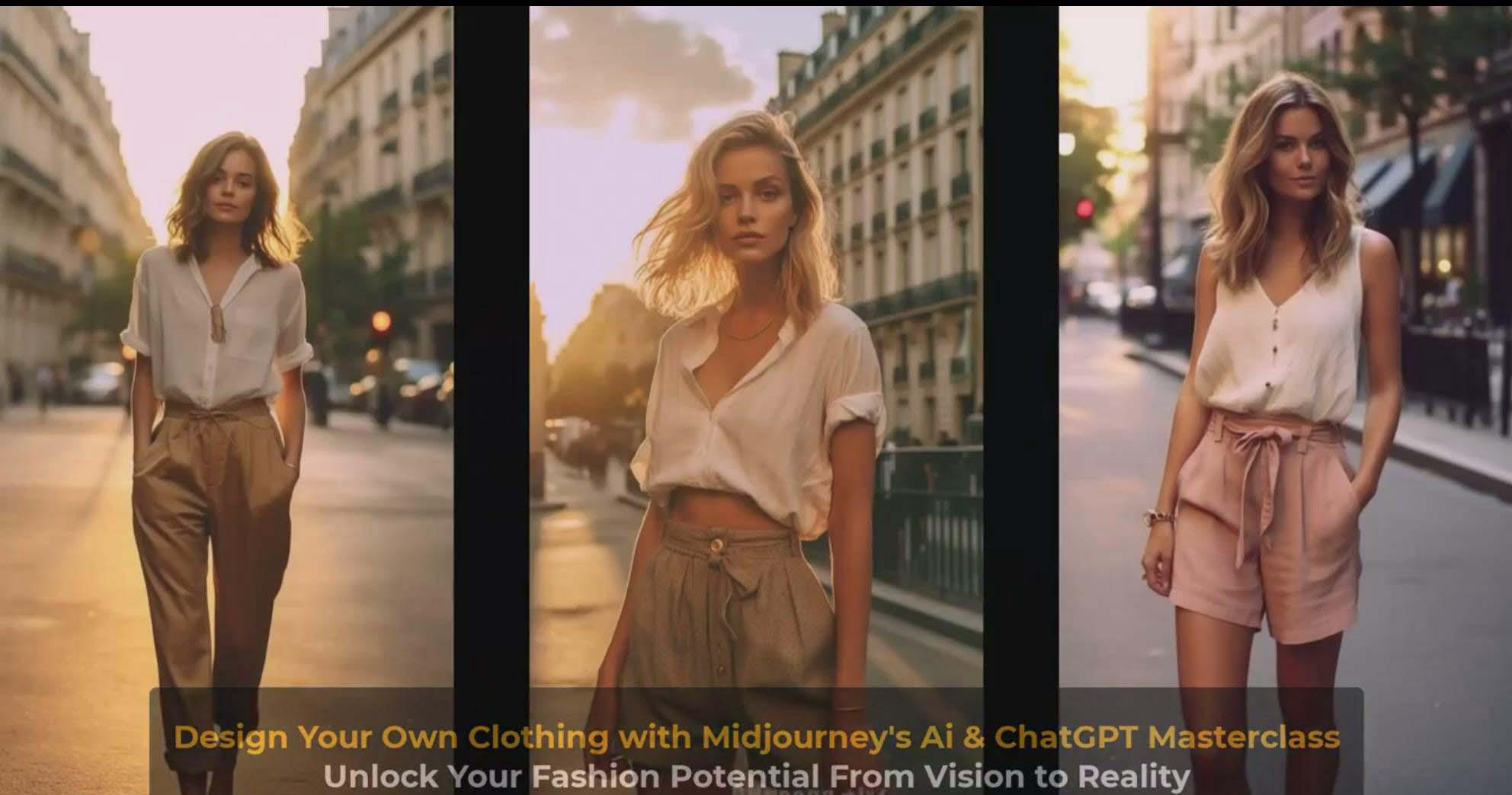 图片[9]-利用 Midjourneys Ai 人工智能设计自己的服装AI大师班-10节课-中英字幕-腾渊科技论坛