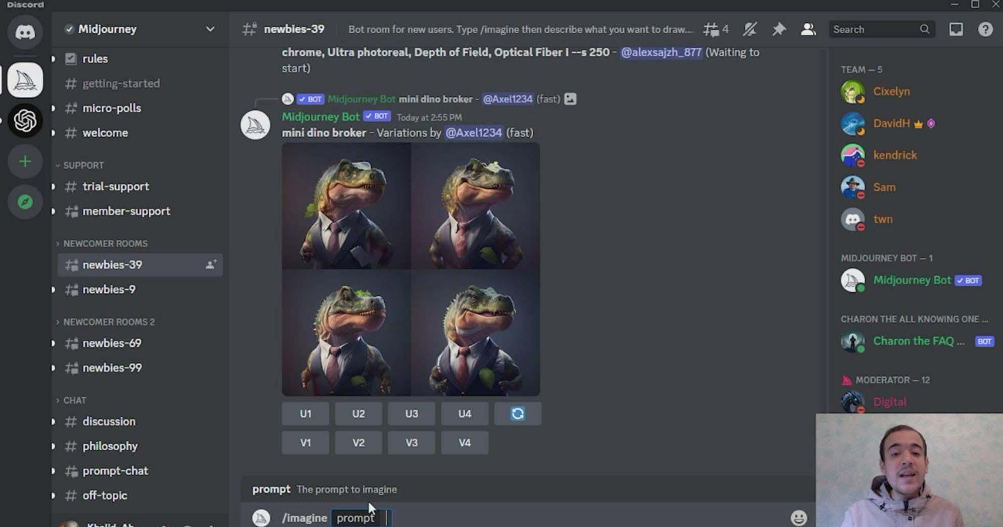 图片[1]-Midjourney 精通教程-使用Midjourney AI创建美丽艺术图像-36节课-中英字幕-腾渊科技论坛