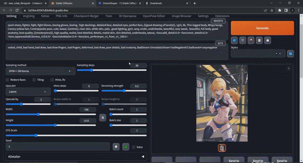 图片[4]-利用Stable Diffusion创建动漫艺术图像使用AI绘画赚钱-中英字幕-腾渊科技论坛