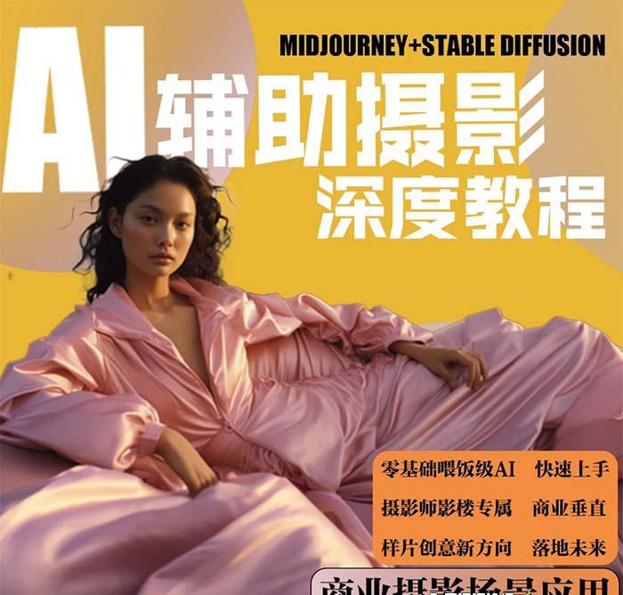 (8727期)2024年AI辅助摄影人工智能商业应用摄影课程(37节课)-腾渊科技论坛
