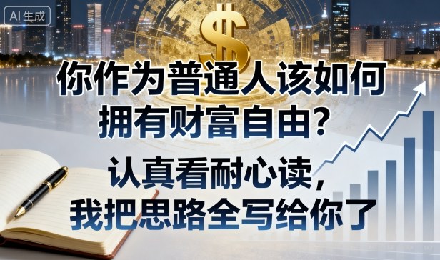付费文章：你作为普通人该如何拥有财富自由？认真看耐心读，我把思路全写给你了-腾渊科技论坛