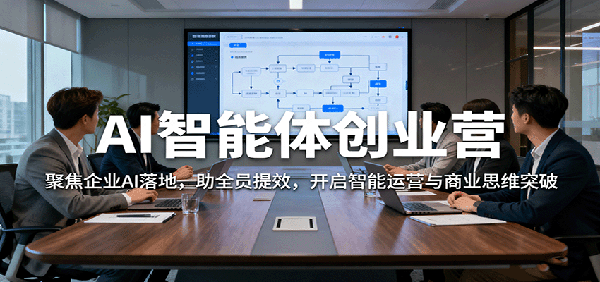 AI智能体创业营：聚焦企业AI落地，助全员提效，开启智能运营与商业思维突破-腾渊科技论坛