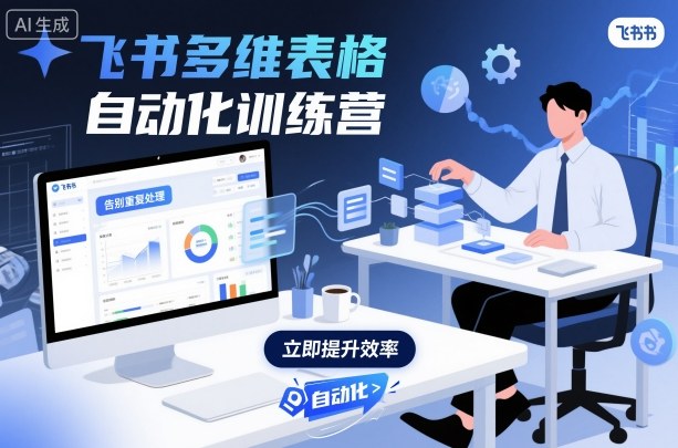 飞书多维表格自动化训练营,手把手教你告别重复处理,用多维表格开启高效办公新模式-腾渊科技论坛