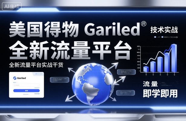 美国得物Gariled技术实战，全新流量平台​实战干货，即学即用-腾渊科技论坛