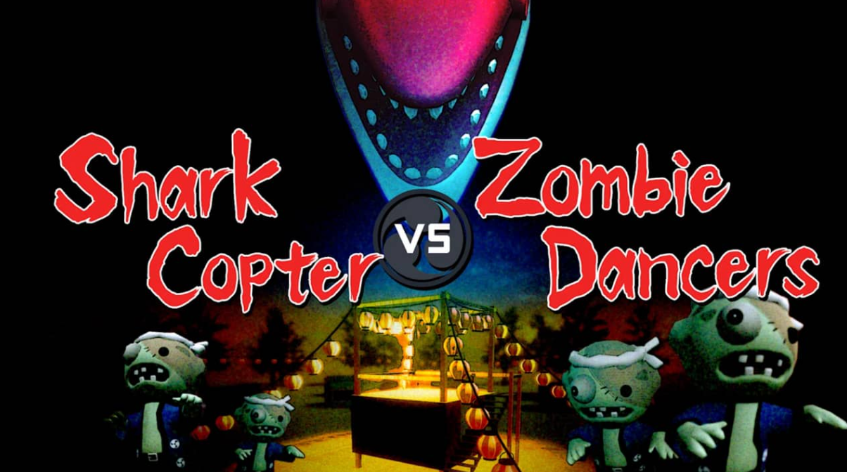 《鲨鱼直升机VS霹雳舞僵尸 Shark Copter vs Zombie Dancers》Switch英文版NSZ下载-腾渊科技论坛