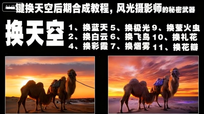 一键换天空后期合成教程，风光摄影师的秘密武器-腾渊科技论坛