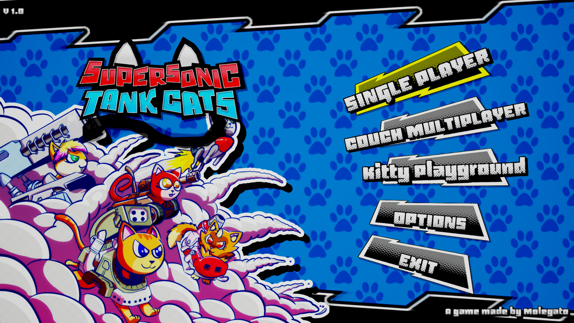 《超音速坦克猫 Supersonic Tank Cats》Switch英文版NSP下载-腾渊科技论坛