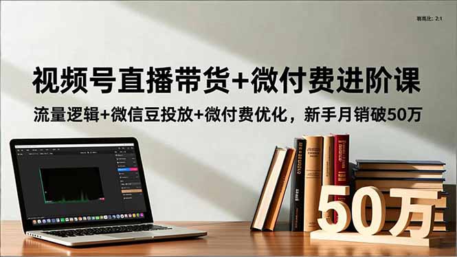 视频号直播带货+微付费进阶课:流量逻辑+微信豆投放+微付费优化,新手月销破50万-腾渊科技论坛