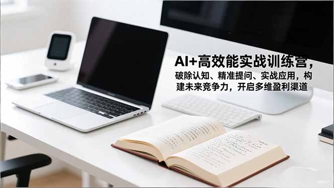 AI+高效能实战训练营,破除认知、精准提问、实战应用,构建未来竞争力,开启多维盈利渠道-腾渊科技论坛