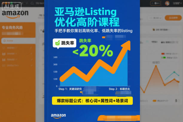 亚马逊Listing优化高阶课程,手把手教你策划高转化率、低跳失率的listing-腾渊科技论坛