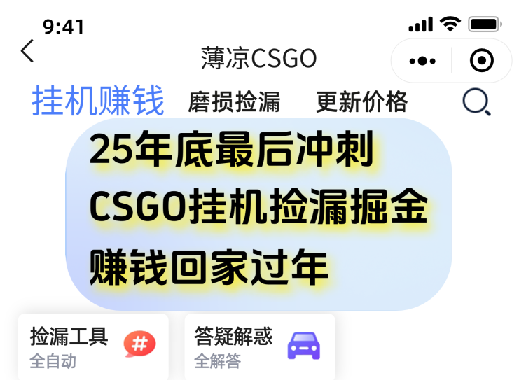 12月年底抓紧最后一个月，用CSGO游戏挂机捡漏掘金赚钱掘金，一部手机轻松日入500+-腾渊科技论坛