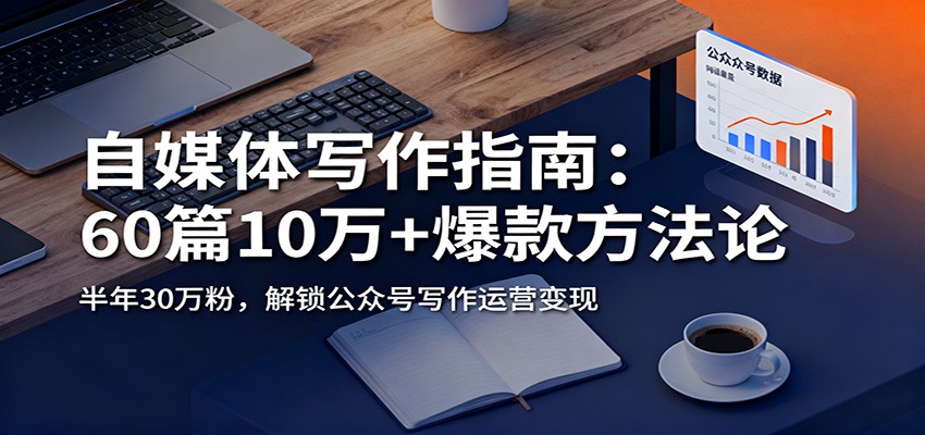 自媒体写作指南:60篇10万+爆款方法论,半年30万粉,解锁公众号写作运营变现-腾渊科技论坛