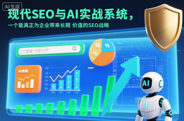 现代SEO与AI实战系统，一个能真正为企业带来长期价值的SEO战略(英语+中文字幕)-腾渊科技论坛