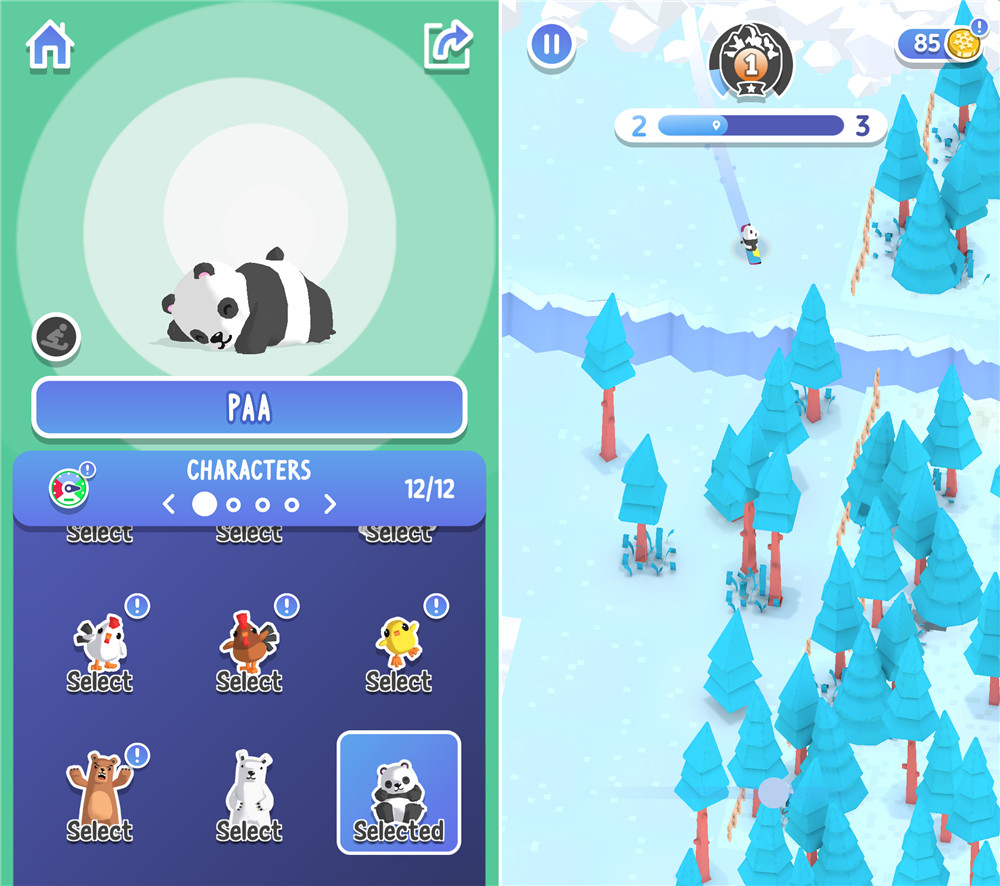 冒险游戏疯狂雪山角色解锁-腾渊科技论坛