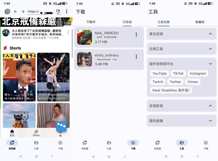国际视频下载器VidSnap网页视频下载支持国际抖音等等-腾渊科技论坛
