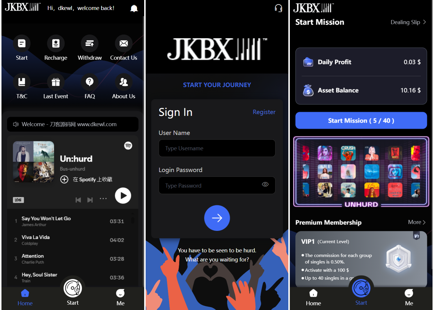 JKBX海外音乐抢单系统源码 Thinkphp框架 附教程-腾渊科技论坛