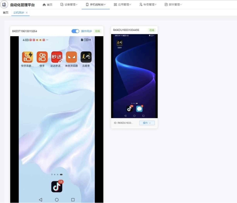 云手机群控系统源码 云手机多开群控 自动化管理程序源码-腾渊科技论坛