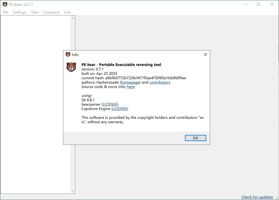 PE-bear文件分析工具v0.7.1绿色版-腾渊科技论坛