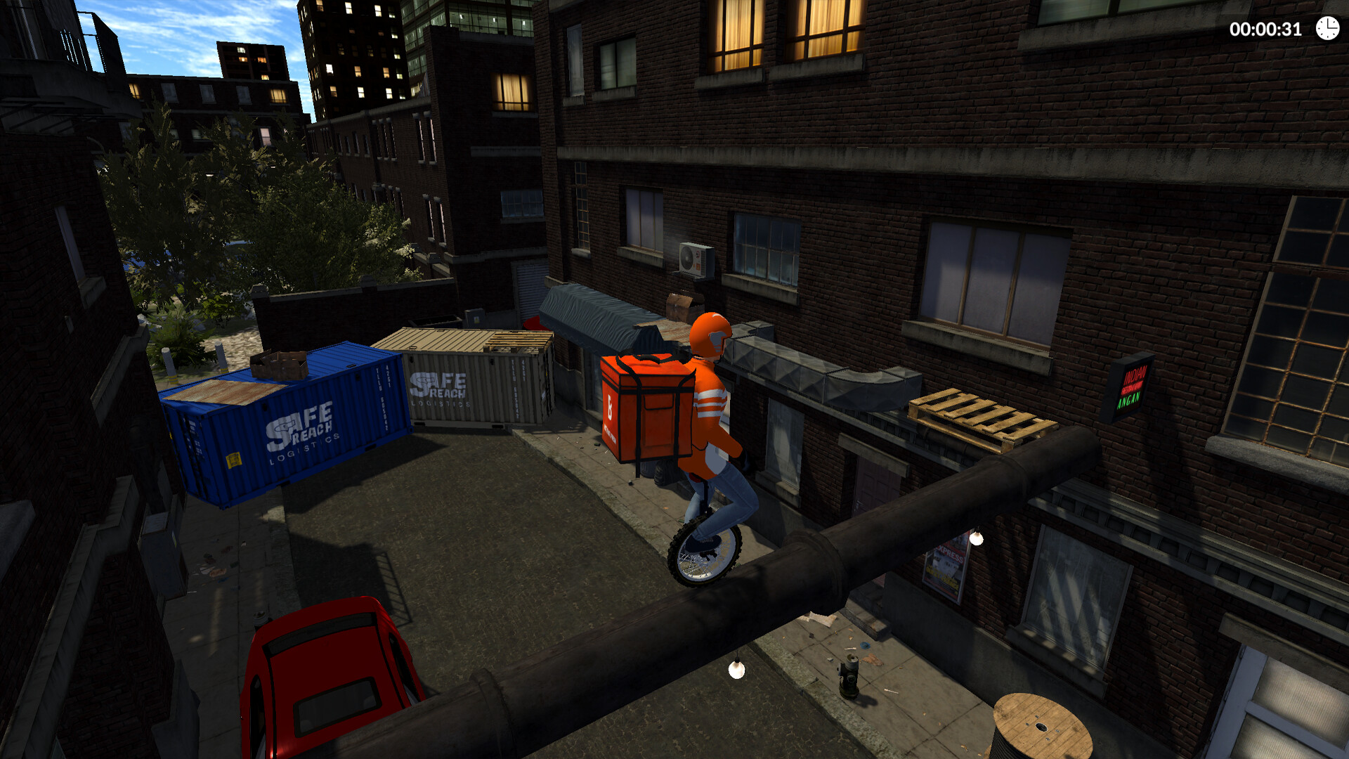 独轮车披萨时间!/Unicycle Pizza Time!-腾渊科技论坛