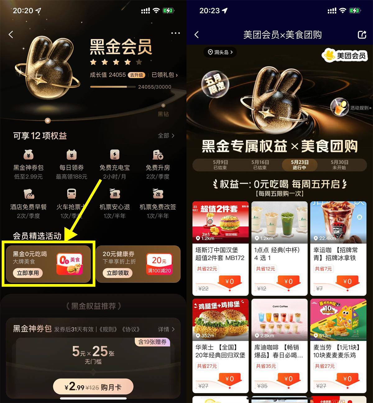 美团黑金以上会员0亓休闲玩乐-腾渊科技论坛