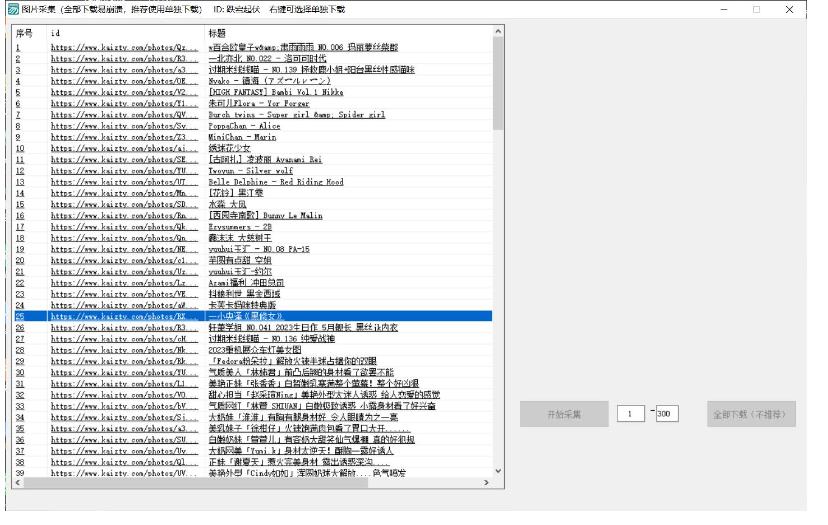 PC美女写真采集kaizty网站分身分术-腾渊科技论坛