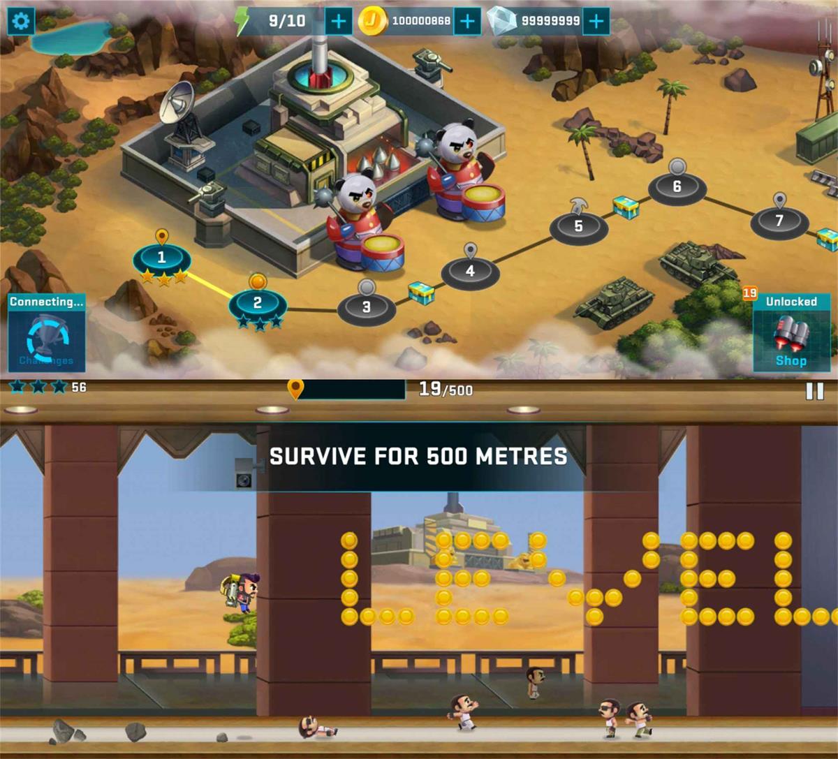 经典闯关游戏 疯狂喷气机-腾渊科技论坛